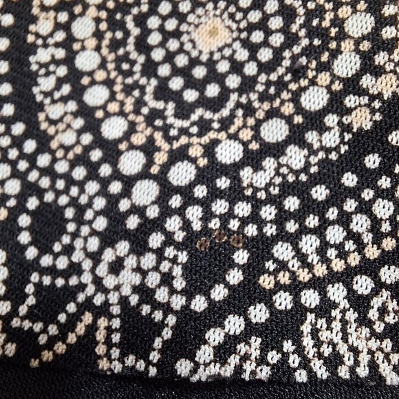 Fit & Flare Lined Netting Dress Size M Wrap Top Sleeveless Smocked Elastic Waist - Picture 12 of 15